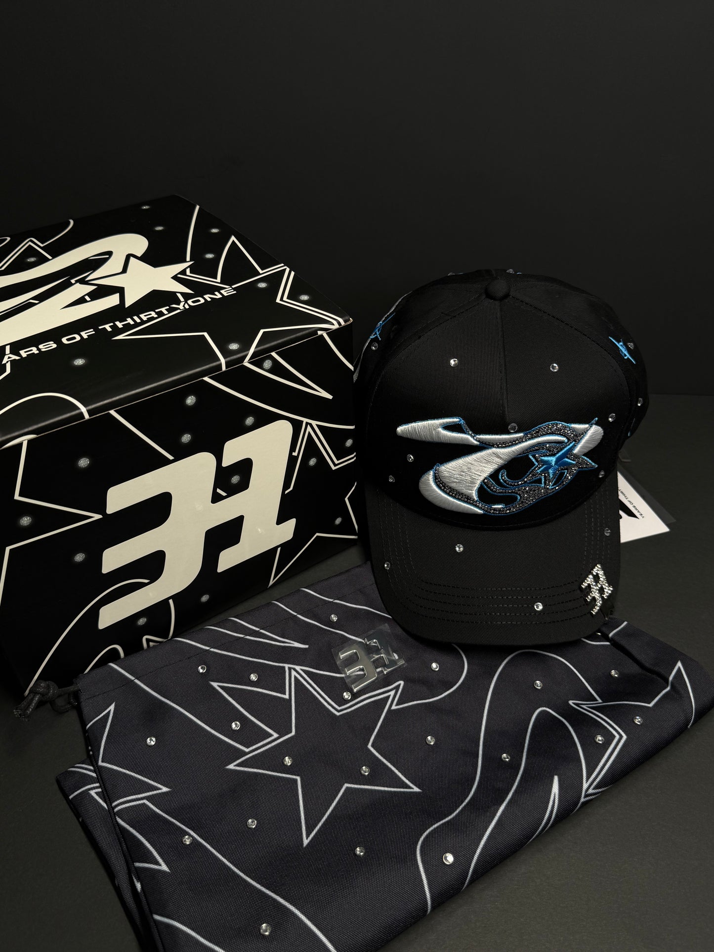 31 HATS T-STAR BLACK SNAP BACK FULL SET