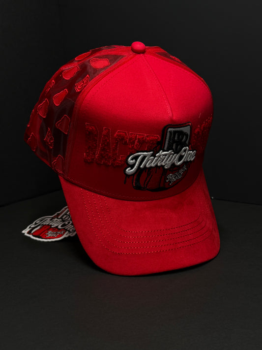 31 HATS x BACKPACK BOYZ LA MOCHILA RED SNAPBACK HAT