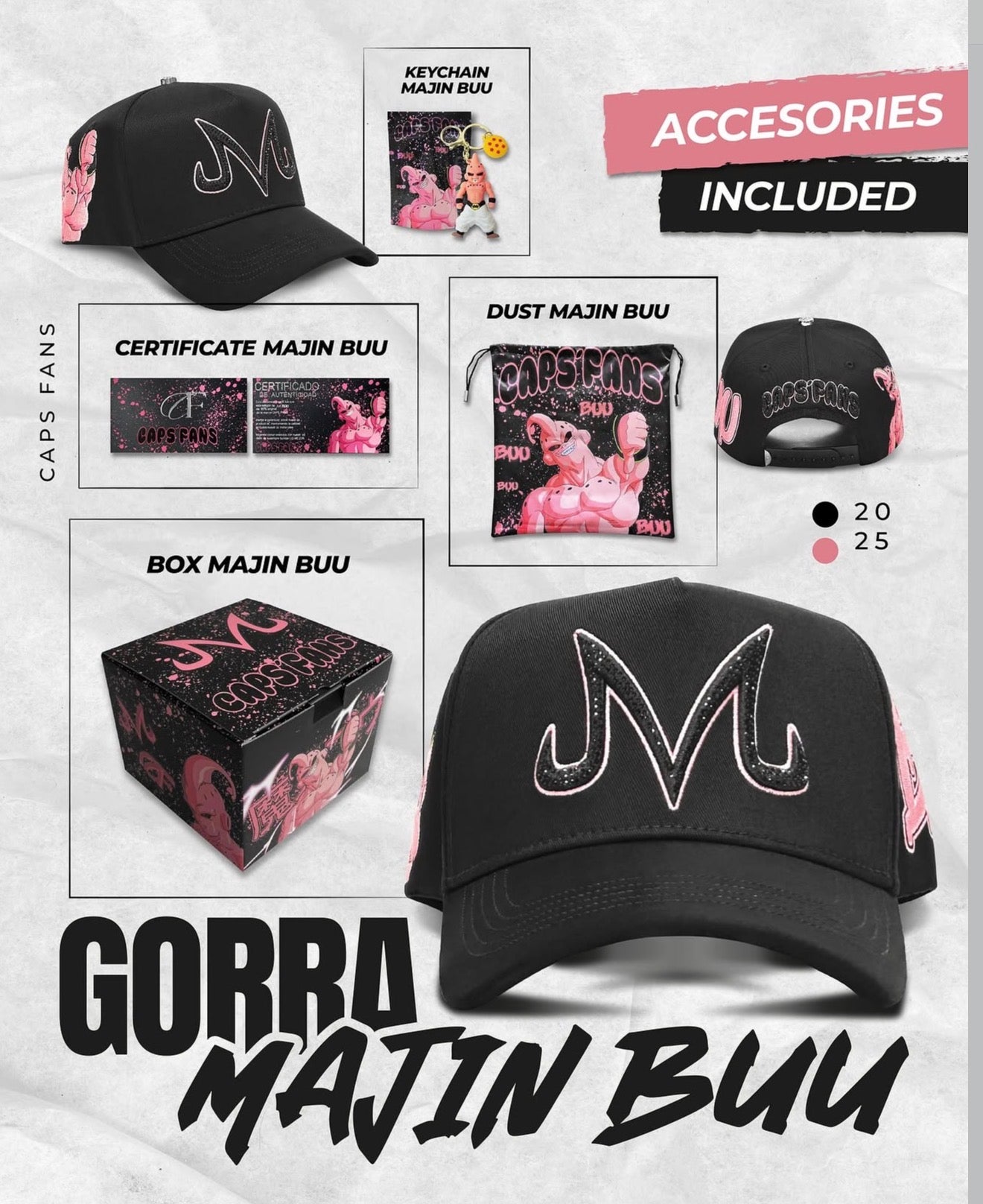 Caps Fans x Buu Edition SnapBack Full set