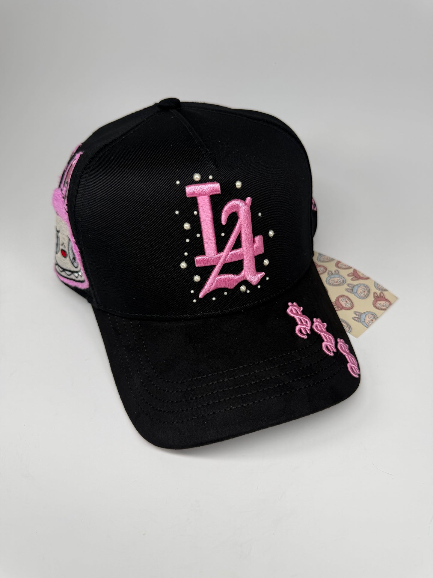 Cashed Only x Labubu SnapBack Pink/black